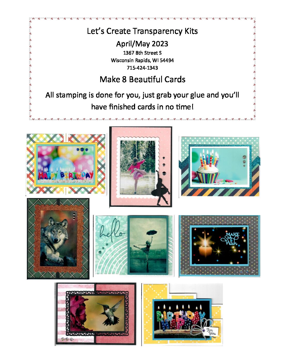 April/May 2023 Transparency Kit